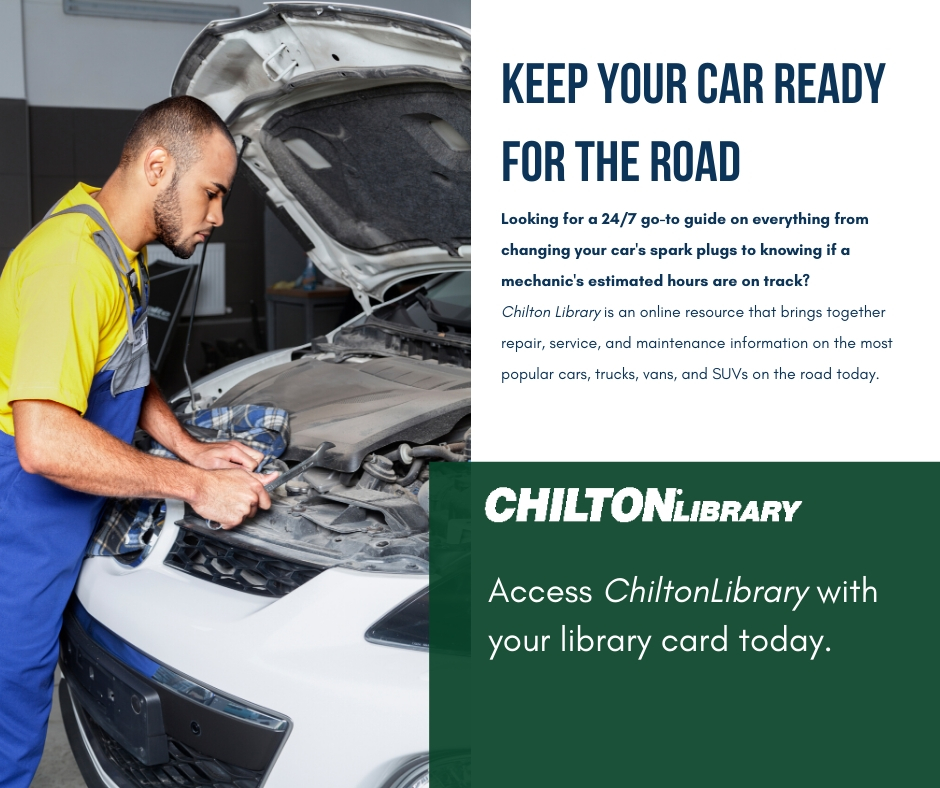 An image promoting Chilton Library for Facebook