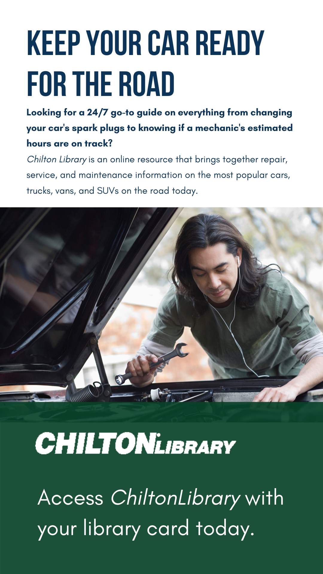 An image promoting Chilton Library for Instagram Stories
