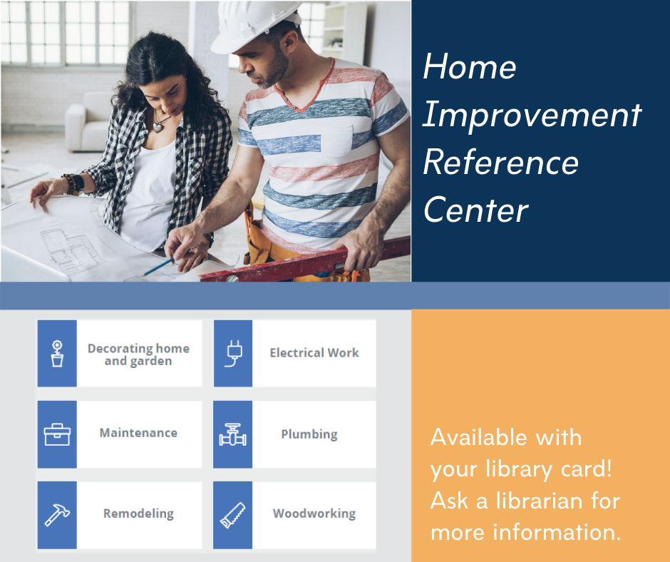 A graphic advertising the Home Improvement Reference Center for Facebook