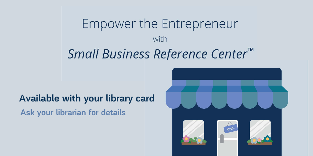 Image promoting Small Business Reference Center for Twitter