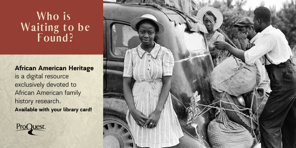Image promoting African American Heritage for Twitter