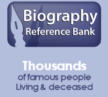 Biography Reference Bank square web banner
