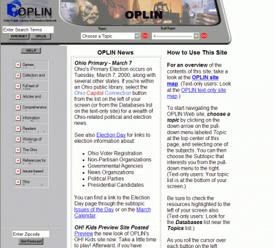 OPLIN 1999